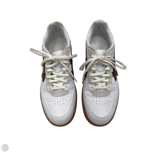 Shoes Sneakers By Asics In Red & White, Size: 6
