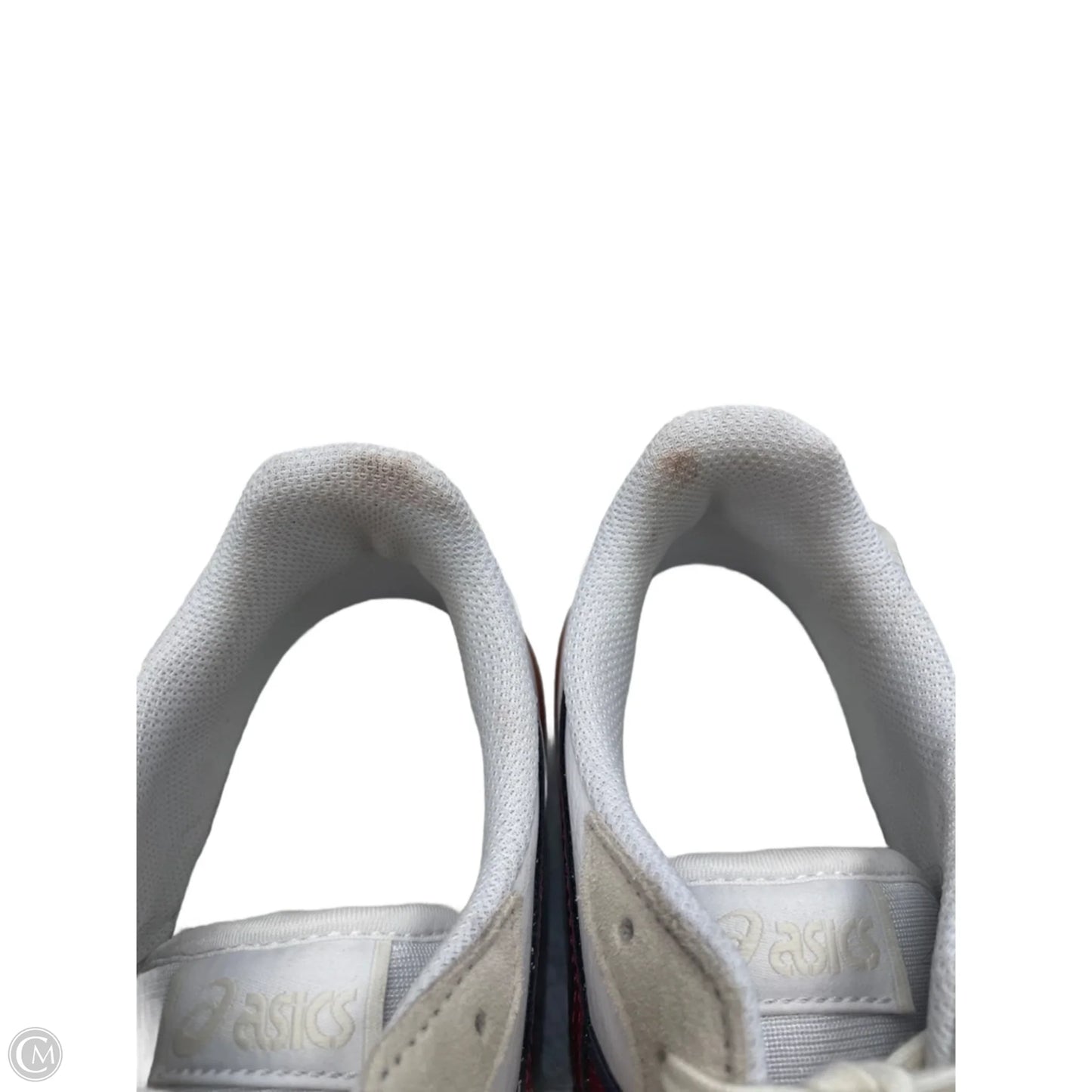 Shoes Sneakers By Asics In Red & White, Size: 6