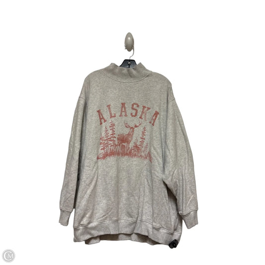 Sweatshirt Crewneck By Aerie In Grey, Size: Xl