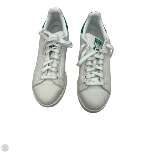 Shoes Sneakers By Adidas In Green & White, Size: 9