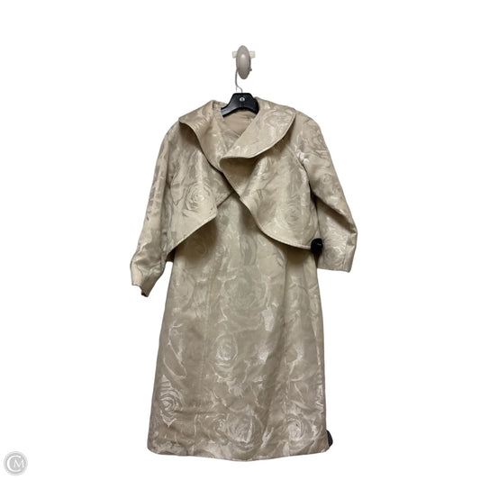 Dress Set 2pc By Tahari In Tan, Size: M