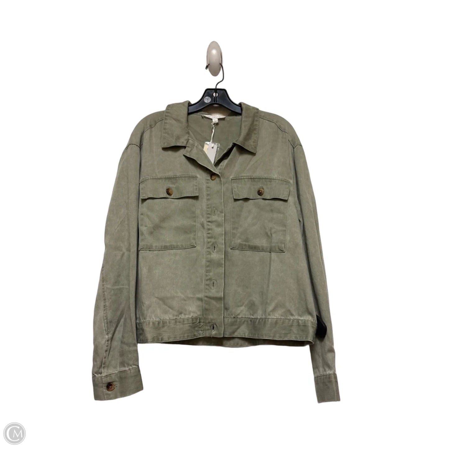 Top Long Sleeve By Jane And Delancey In Green, Size: L