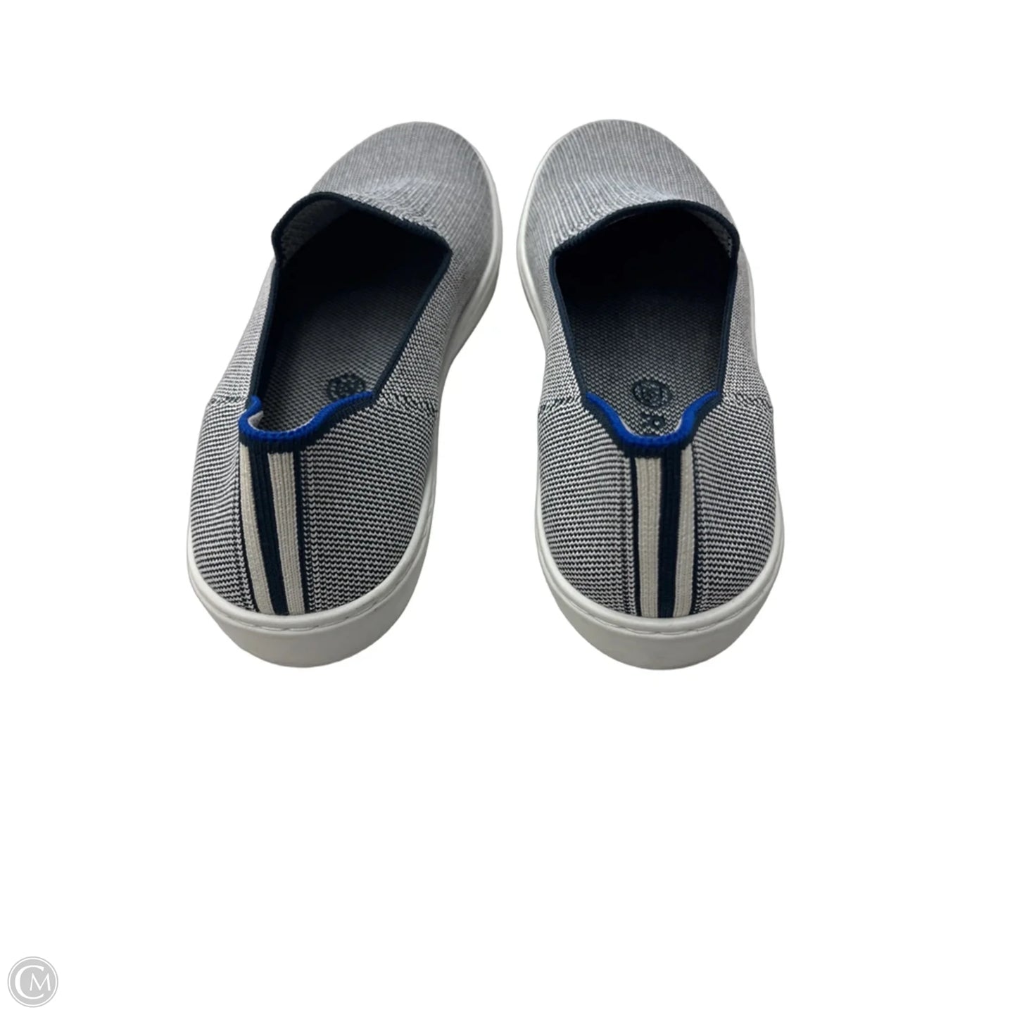 Shoes Flats By Rothys In Blue & White, Size: 8.5