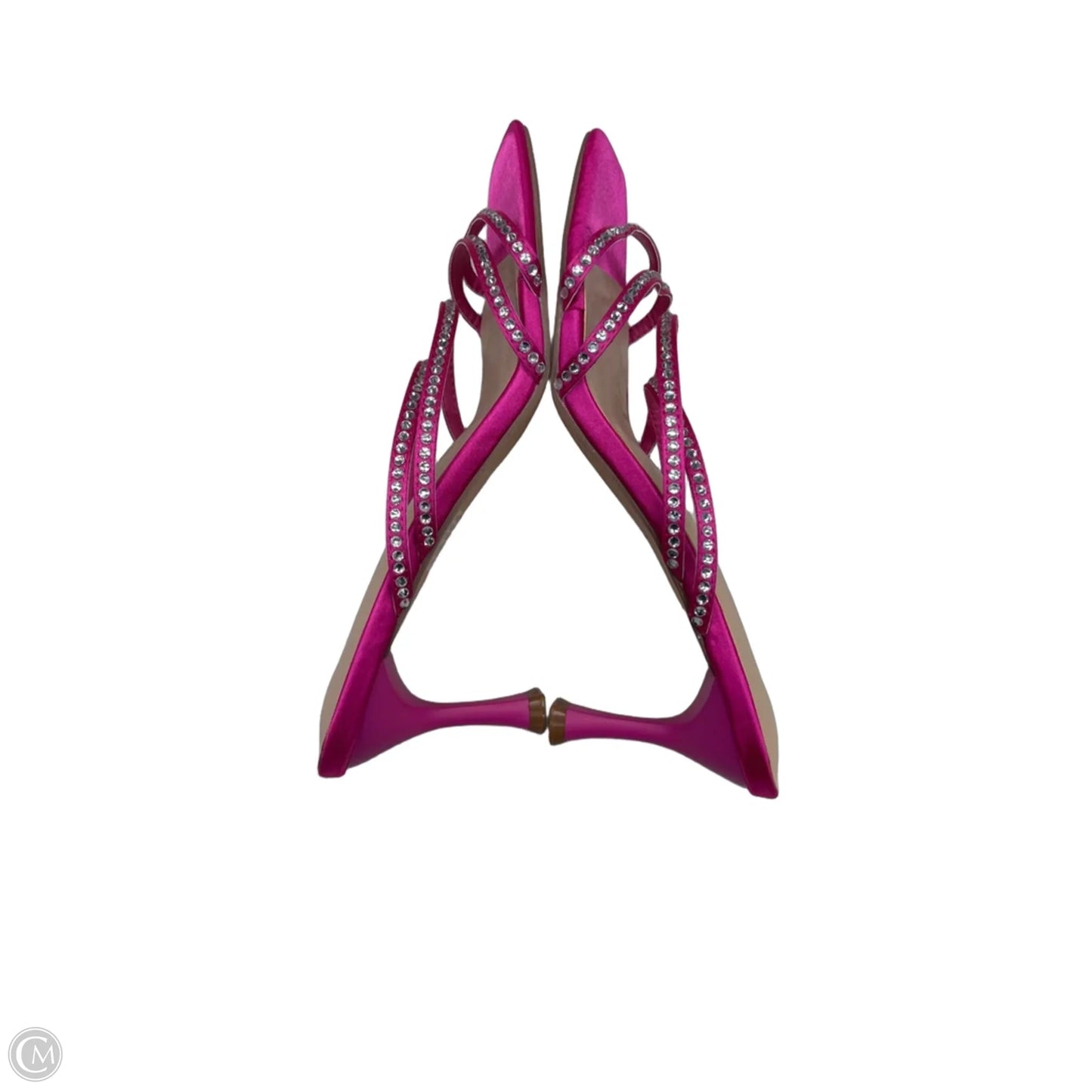 Sandals Heels Kitten By Dream Pairs In Pink, Size: 8.5