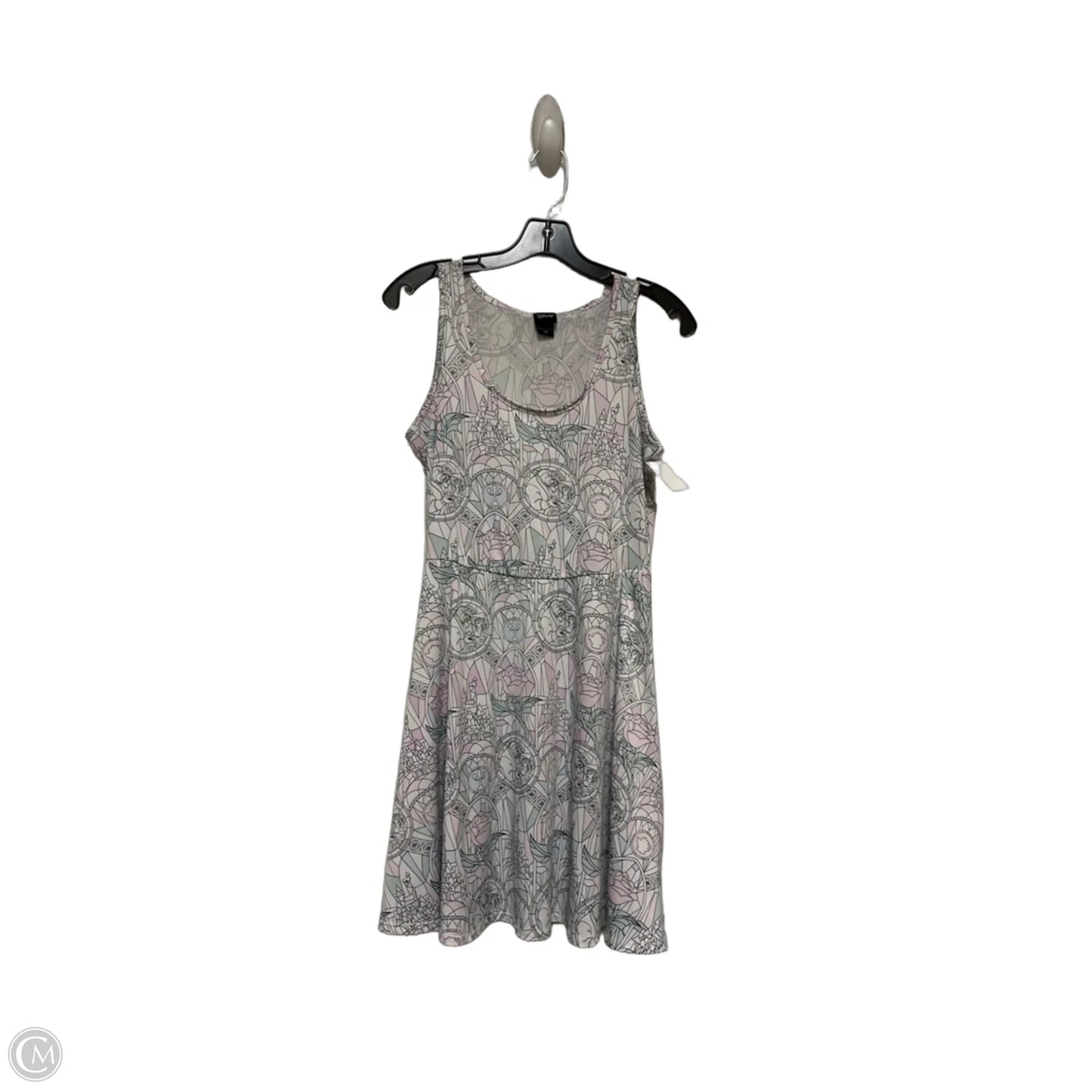 Dress Casual Short By Disney In Green & Purple, Size: S