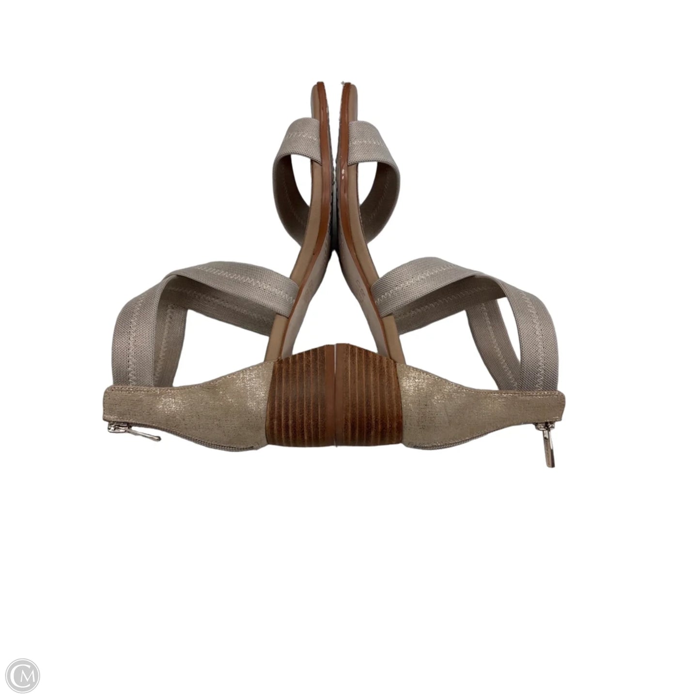Sandals Heels Block By Donald Pliner In Tan, Size: 8