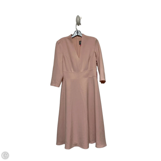 Dress Casual Midi By Vince Camuto In Pink, Size: L