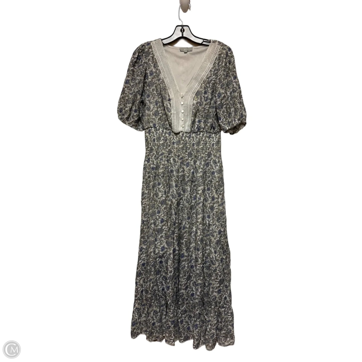Dress Casual Maxi By Clothes Mentor In Floral Print, Size: L