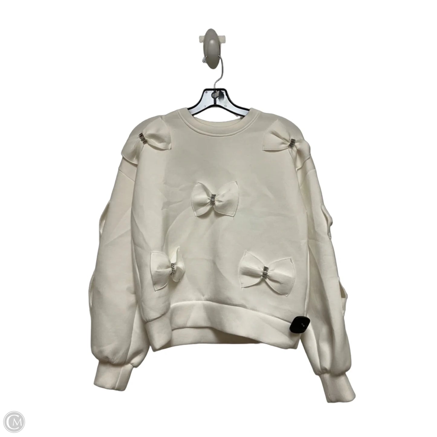 Sweater By Clothes Mentor In Cream, Size: S