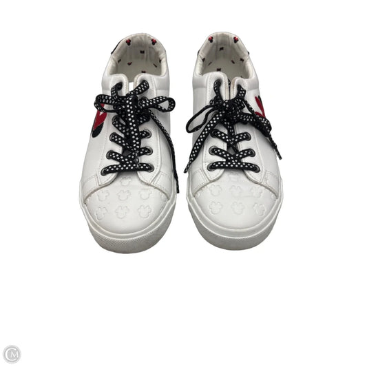 Shoes Sneakers By Disney In Black & White, Size: 9