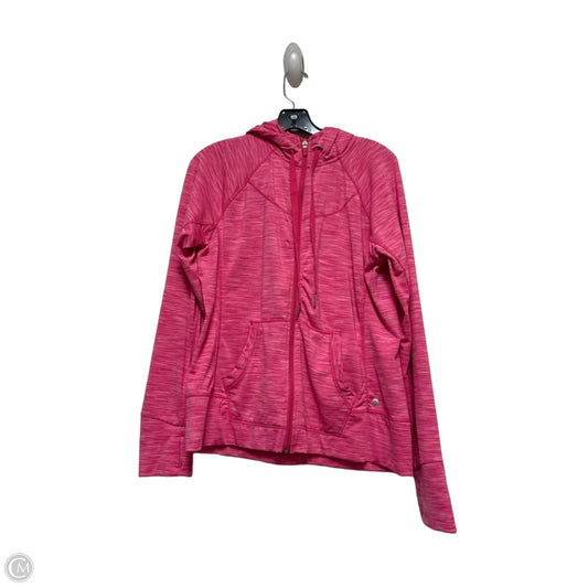 Athletic Jacket By 90 Degrees By Reflex In Pink, Size: Xl