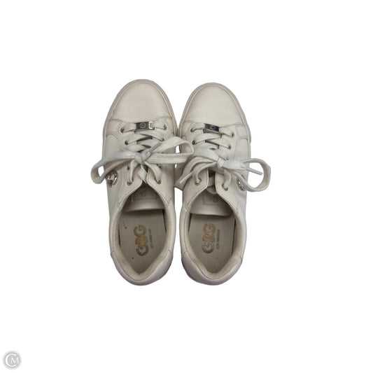 Shoes Sneakers By Gbg In Tan, Size: 7