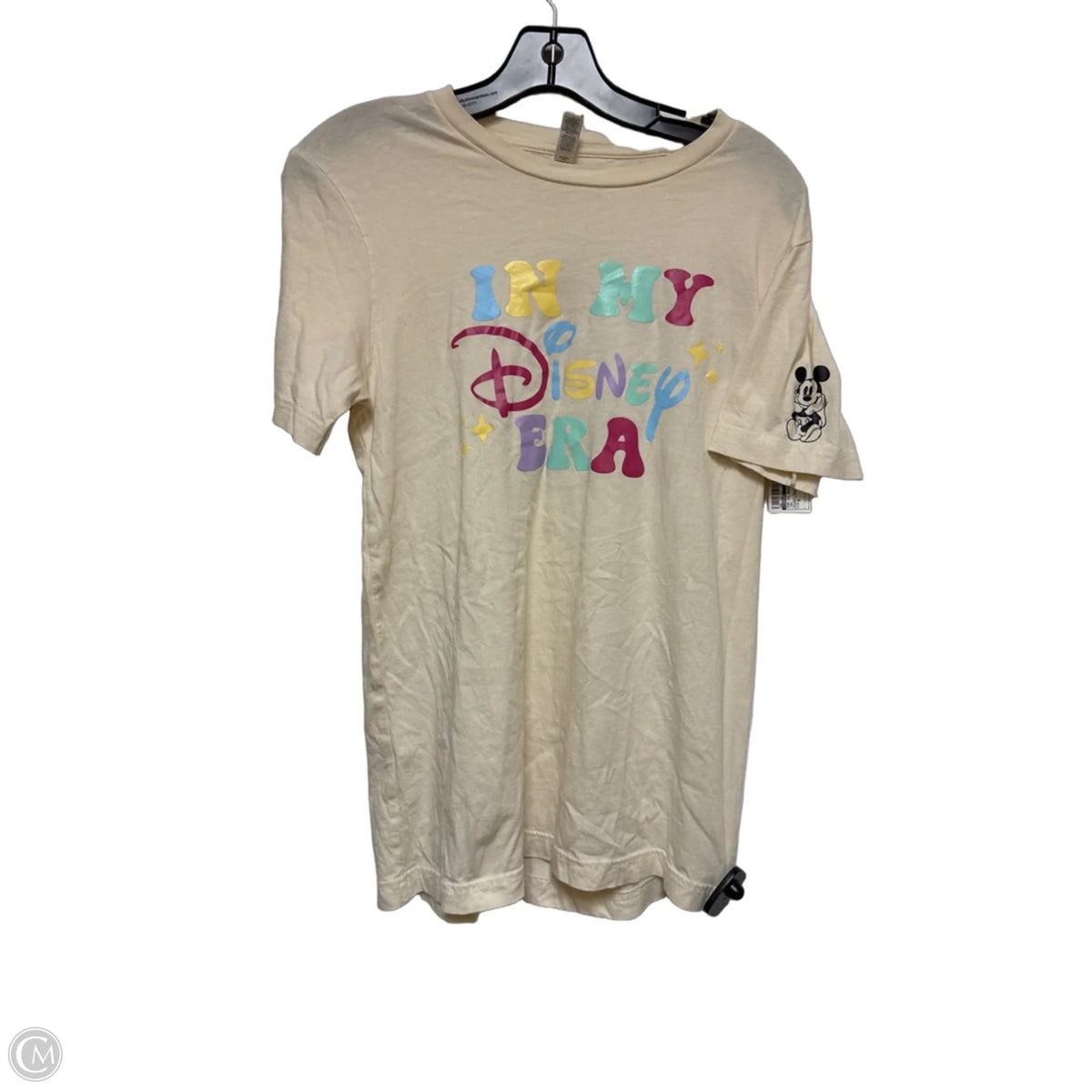 Top Short Sleeve Basic By Canvas In Tan, Size: M