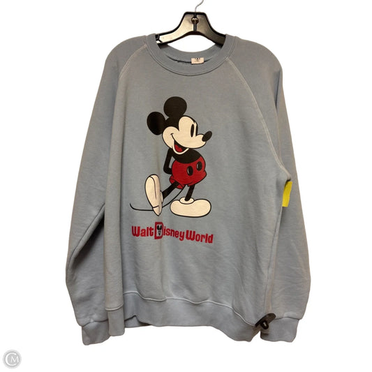 Sweatshirt Crewneck By Disney Store In Blue, Size: L