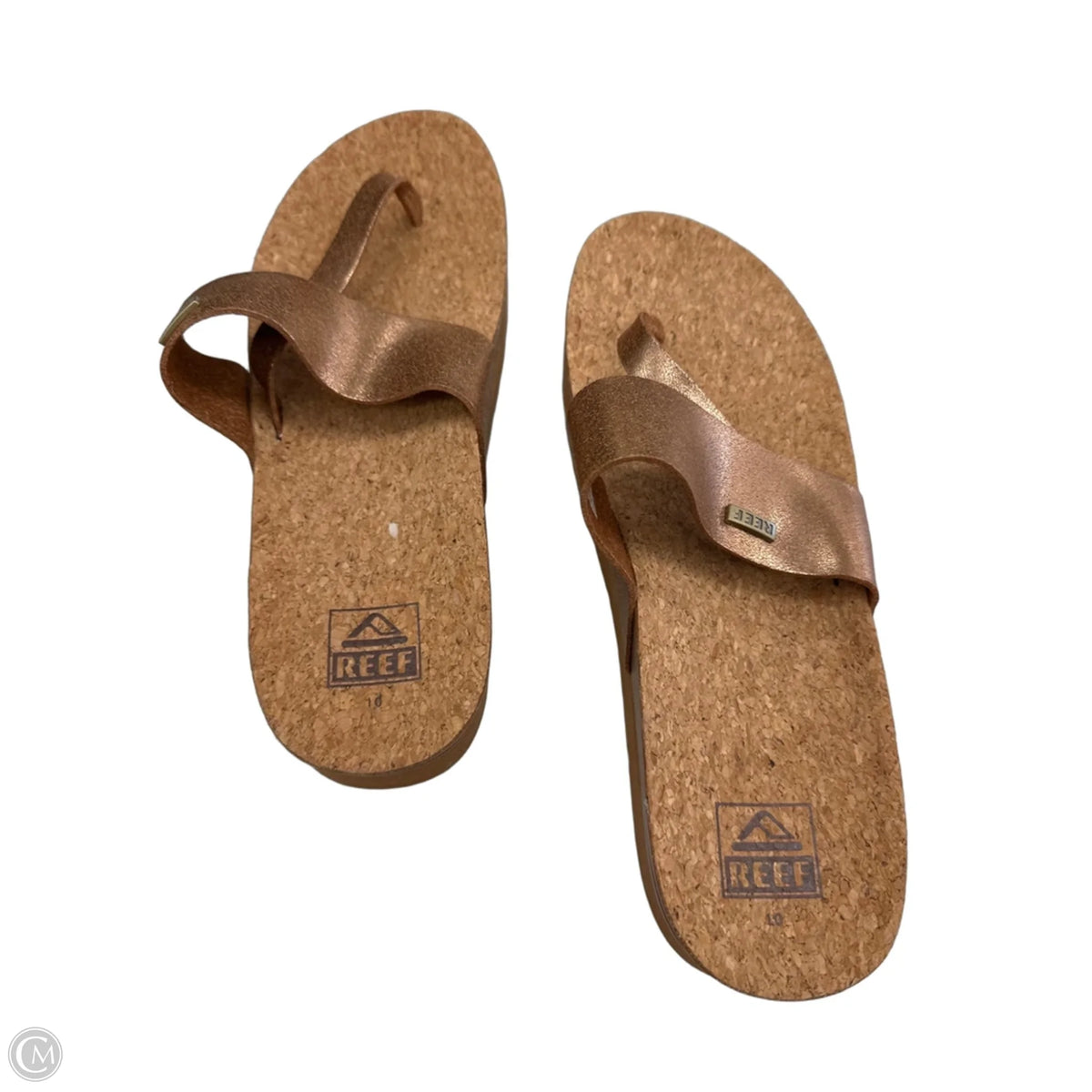Sandals Heels Platform By Reef In Brown, Size: 10