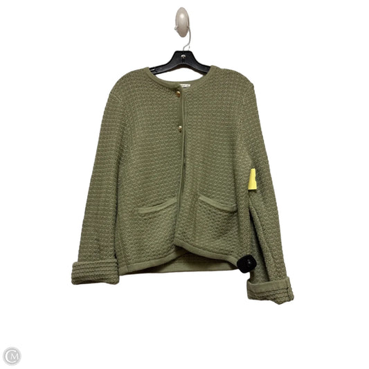 Sweater Cardigan By Abercrombie And Fitch In Green, Size: L