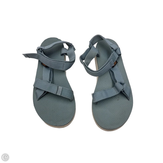 Sandals Flats By Teva In Blue, Size: 10