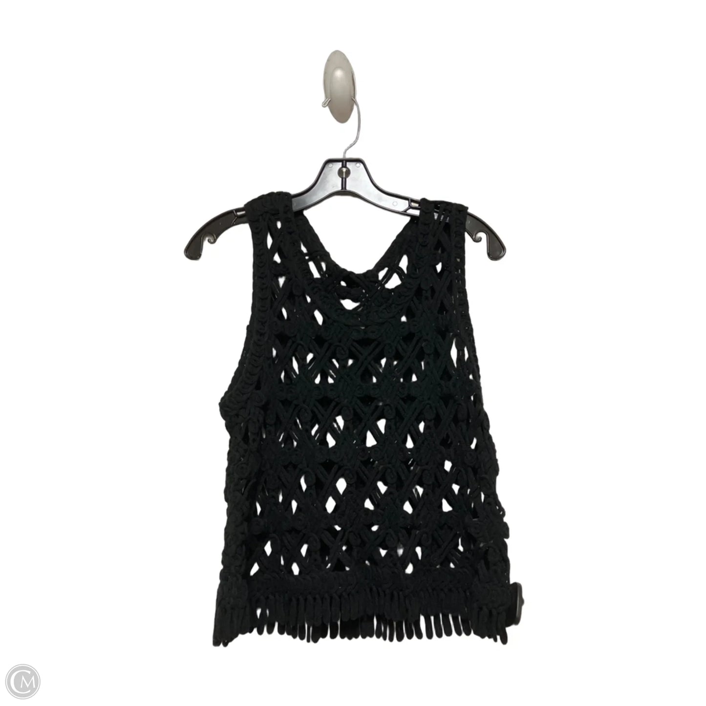 Top Sleeveless By Dkny In Black, Size: M