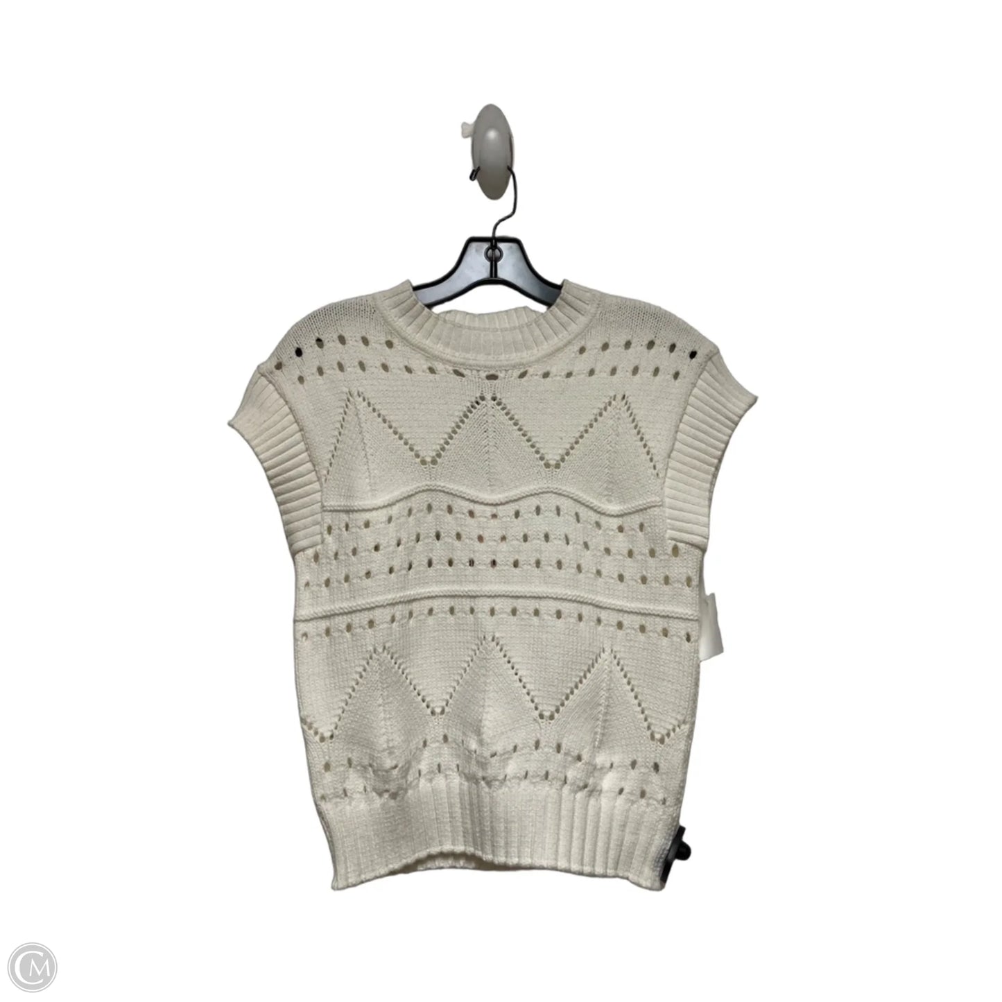 Top Sleeveless By Industry In White, Size: Xs