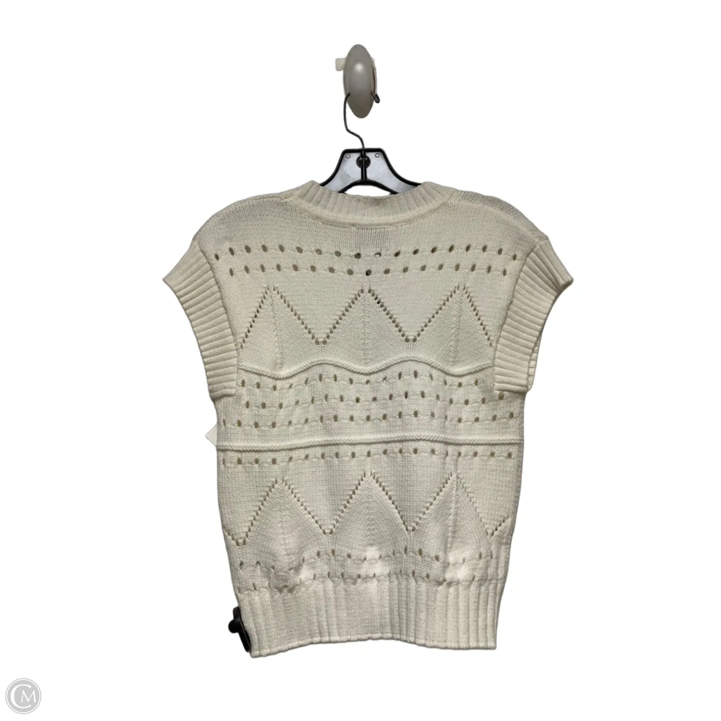 Top Sleeveless By Industry In White, Size: Xs