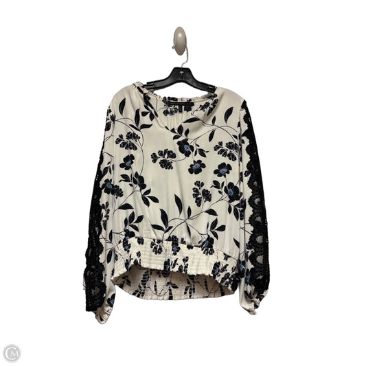 Top Long Sleeve By White House Black Market In White, Size: M