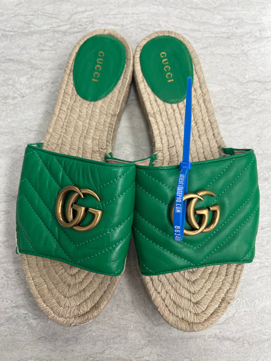 Sandals Luxury Designer By Gucci  Size: 8.5