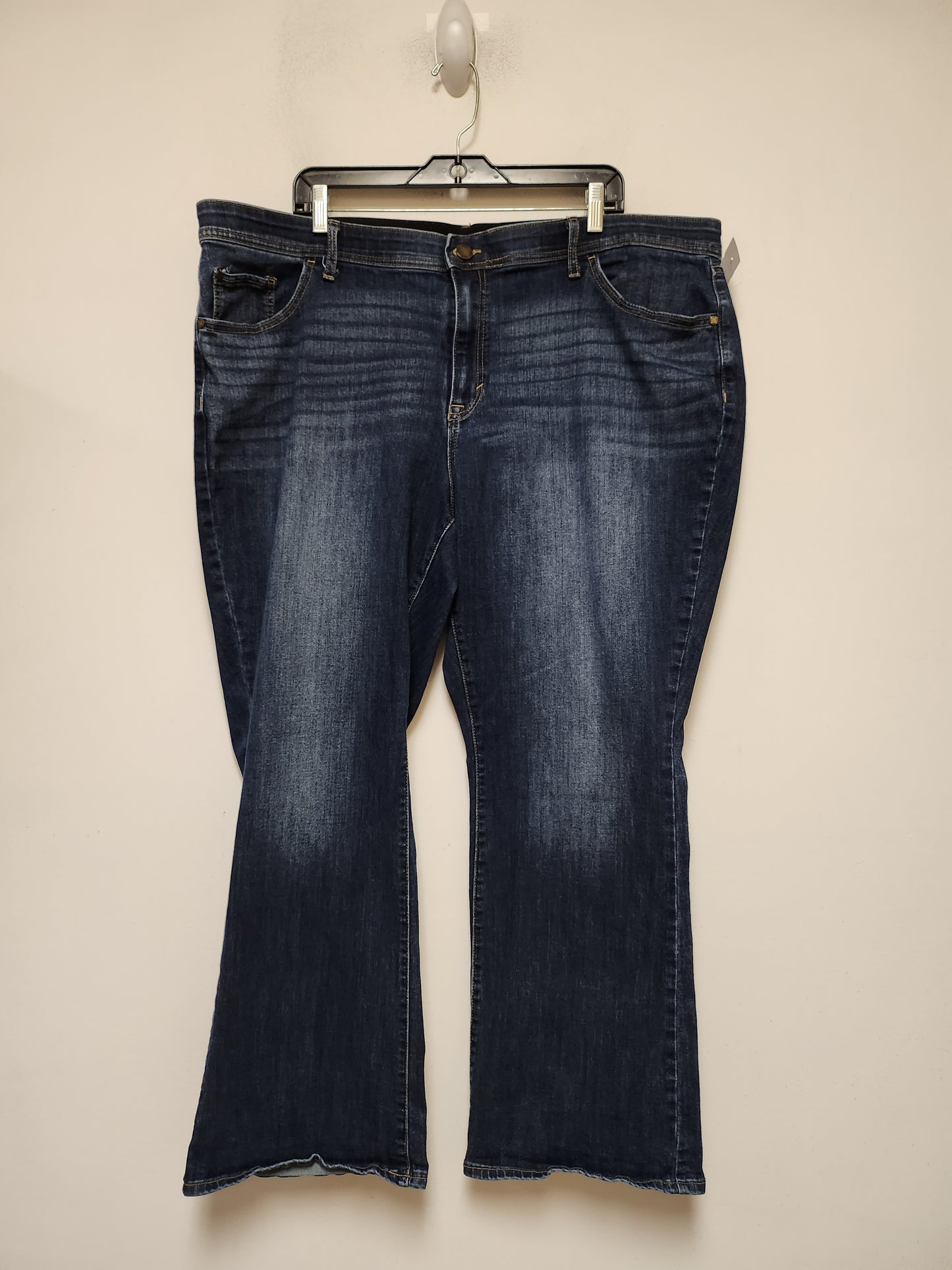 Blue Denim Jeans Boot Cut Evri, Size 24