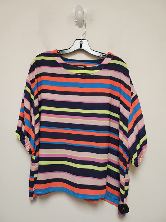 Top Short Sleeve By Clothes Mentor In Striped Pattern, Size: Xs