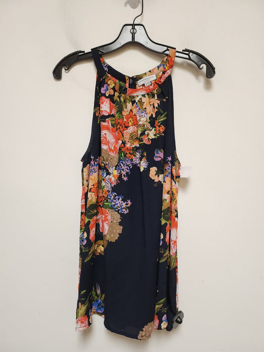 Top Sleeveless By Katherine Barclay In Floral Print, Size: Xl