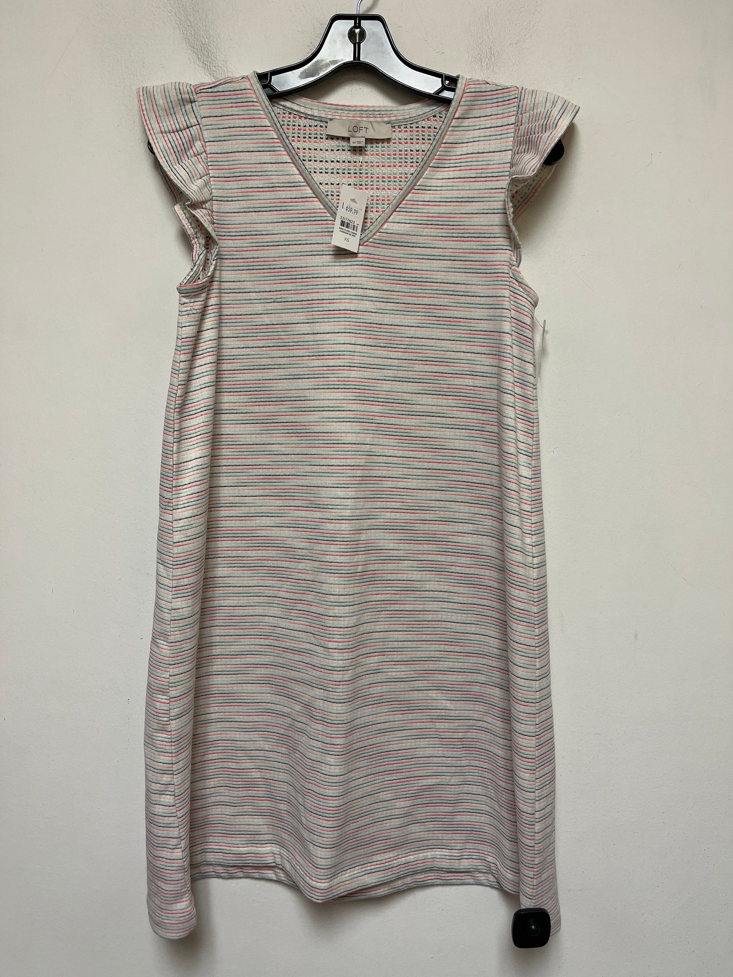 Dress Casual Short By Loft In Striped Pattern, Size: Xs