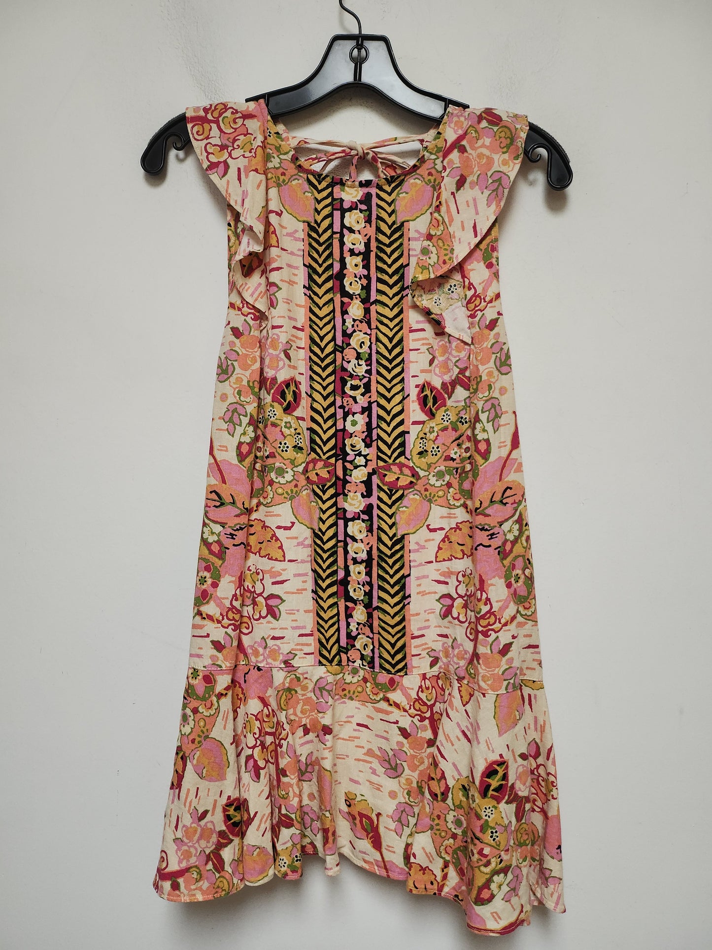 Top Sleeveless By Free People In Floral Print, Size: S