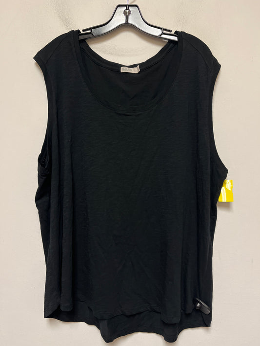 Top Sleeveless By Barefoot Dreams In Black, Size: 2x