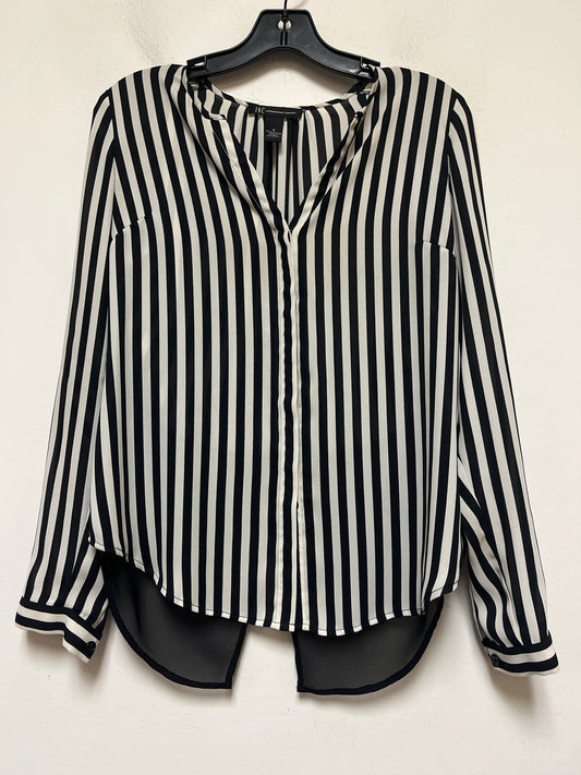 Top Long Sleeve By Inc In Striped Pattern, Size: Xs