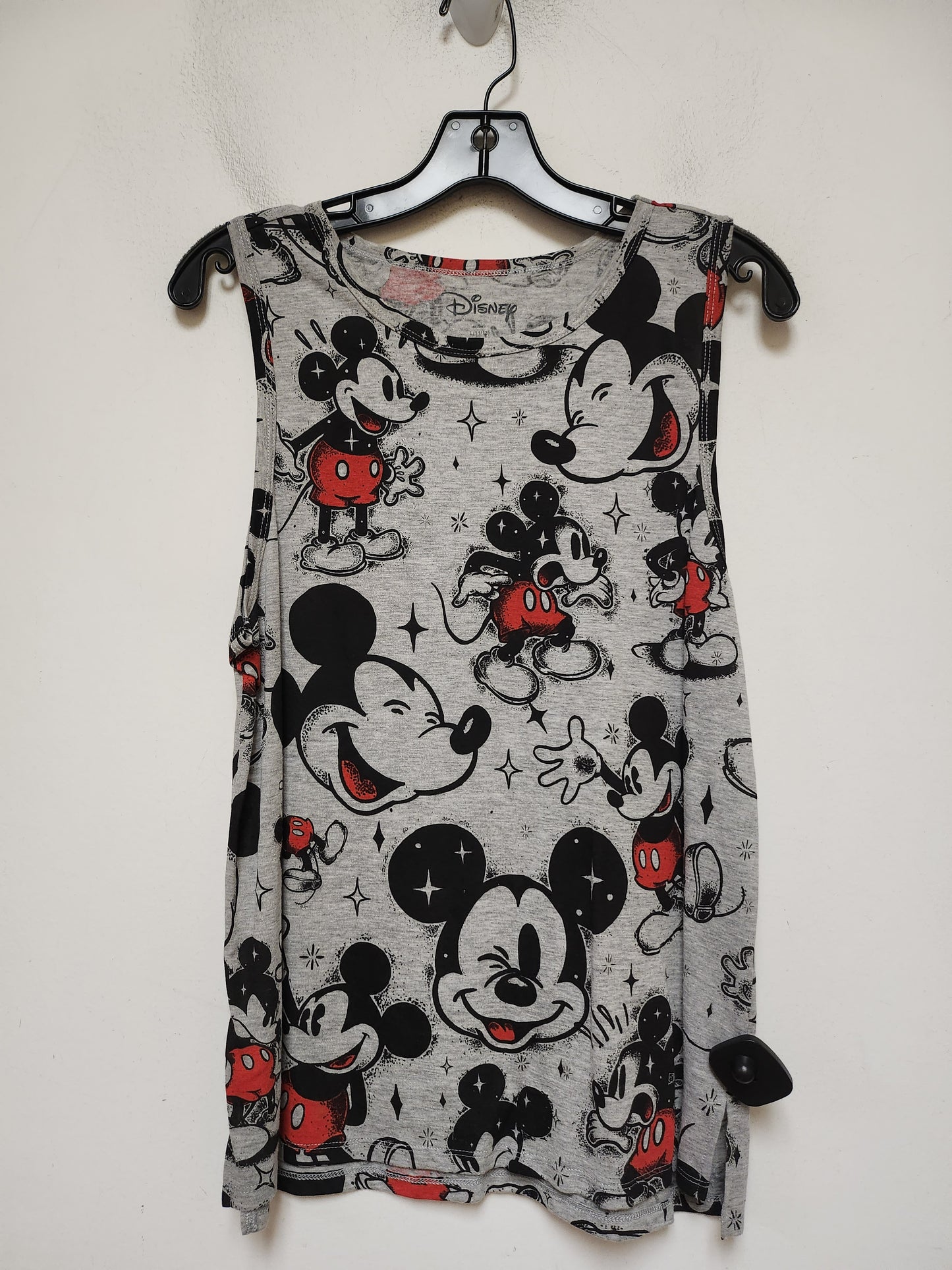 Tank Top By Disney Store In Grey & Red, Size: L