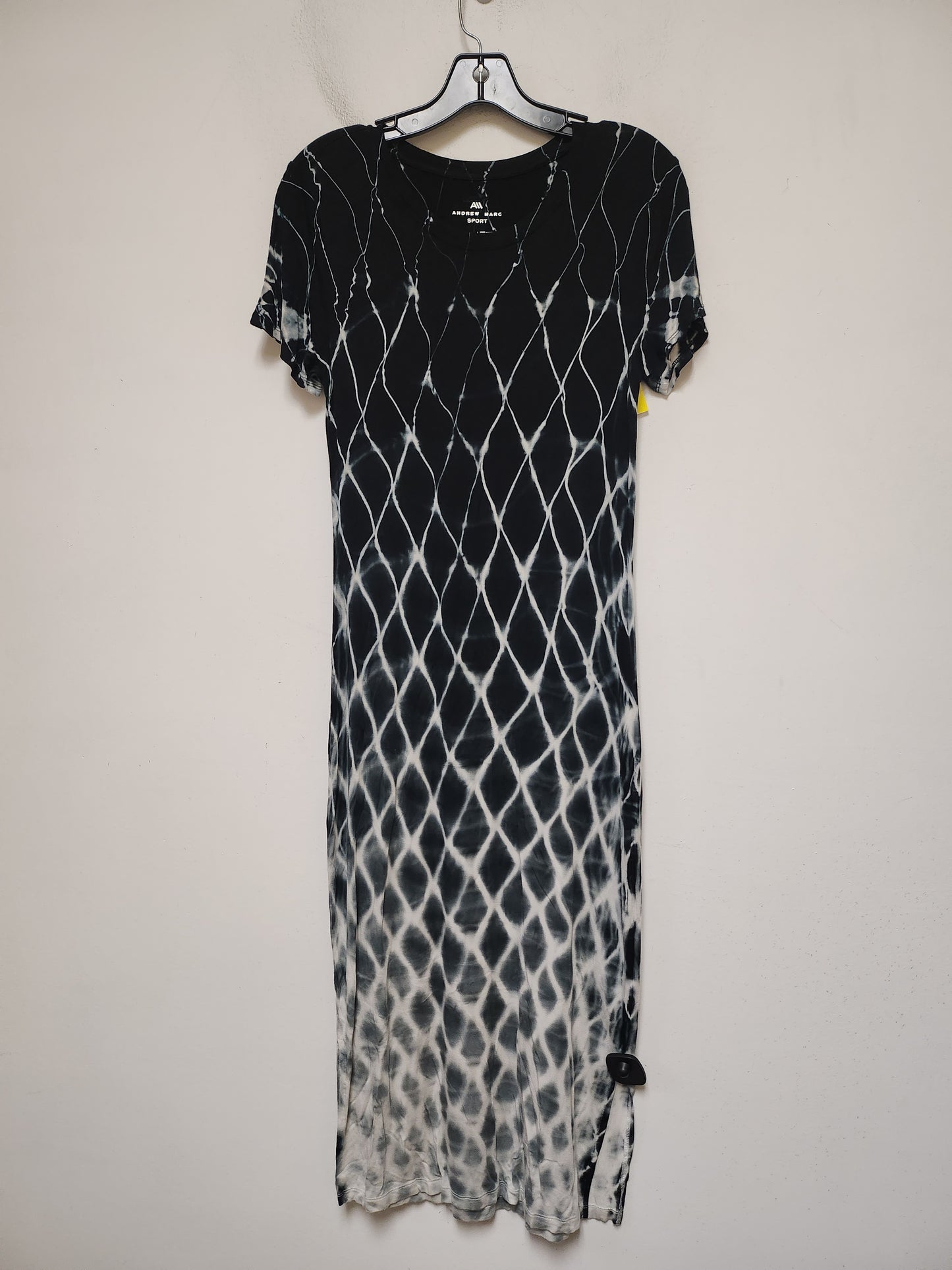 Dress Casual Maxi By Andrew Marc In Black & White, Size: S