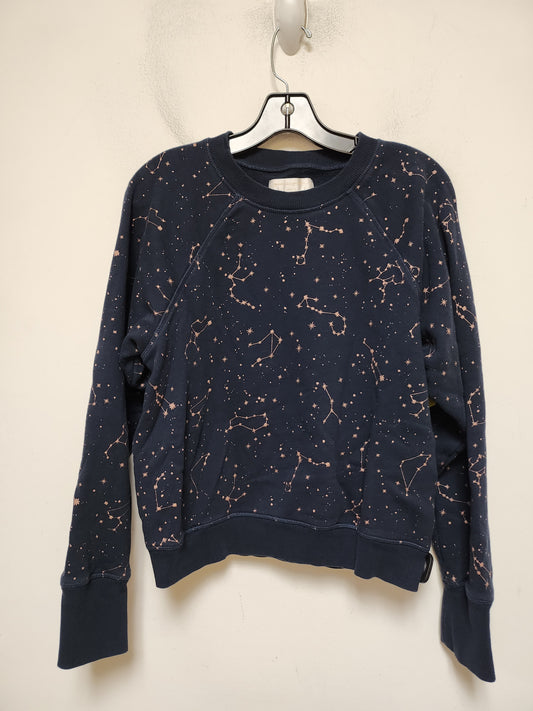 Sweatshirt Crewneck By Spiritual Gangster In Blue & Gold, Size: M