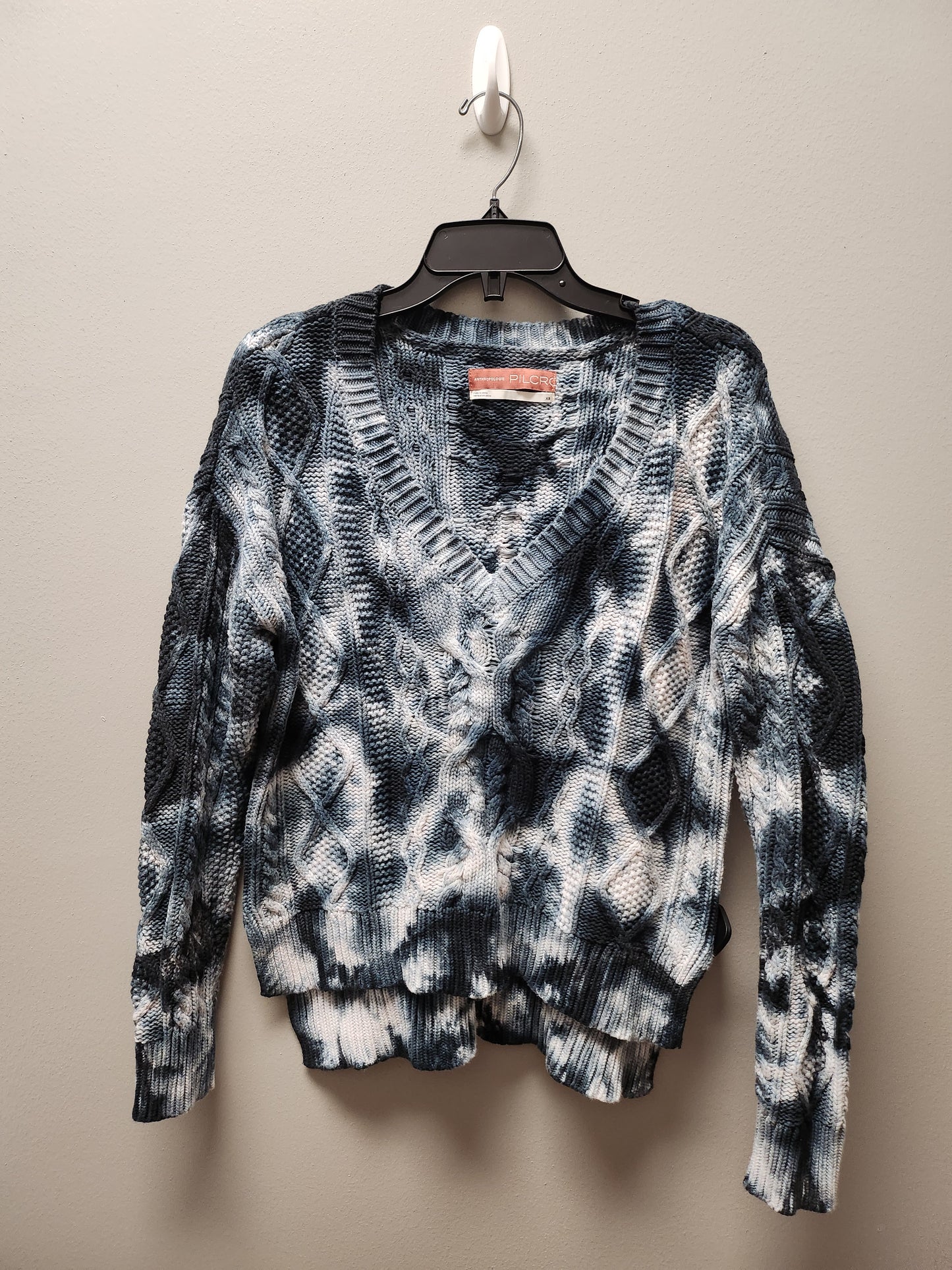 Sweater By Pilcro In Tie Dye Print, Size: Xs