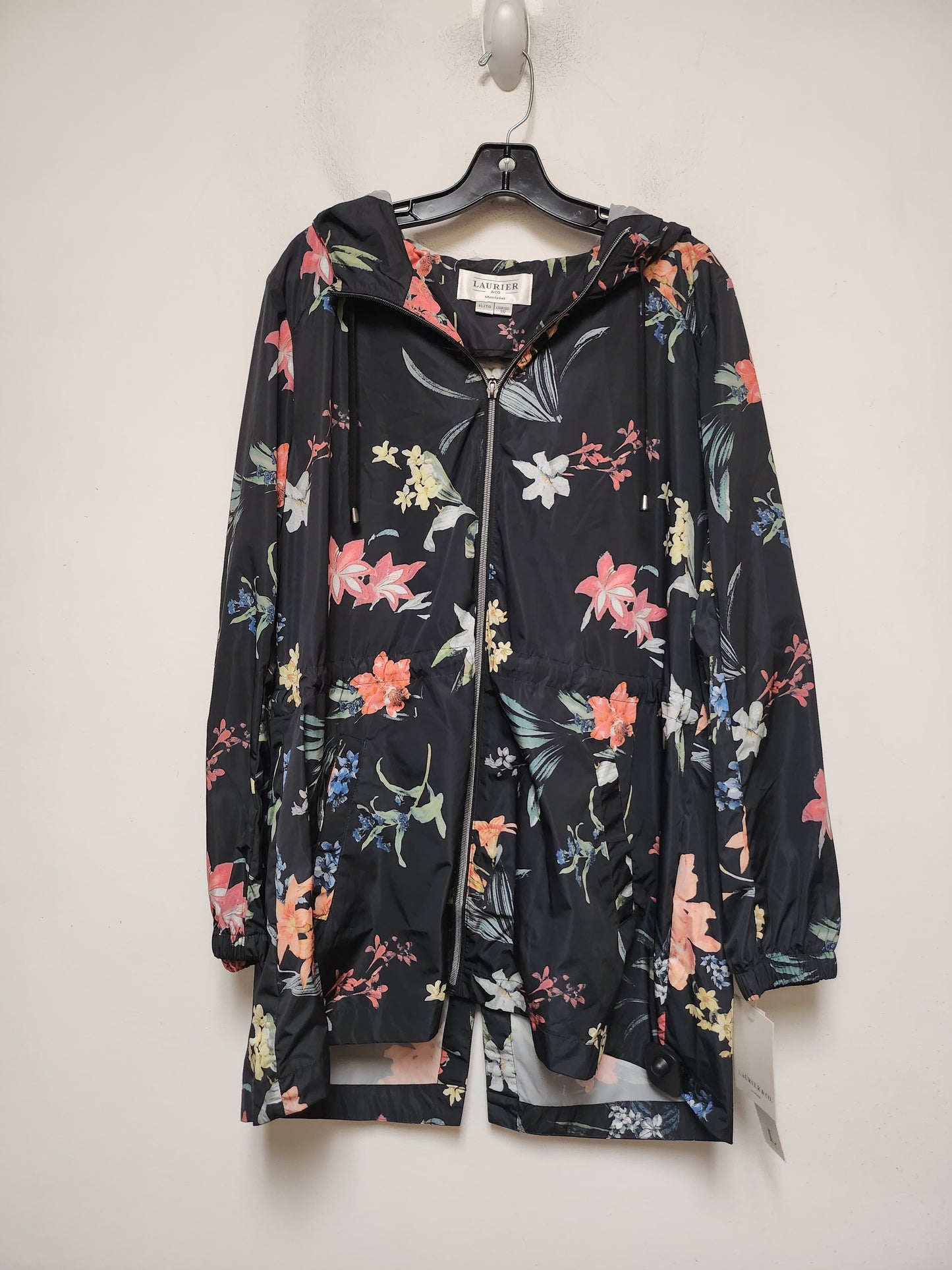 Jacket Windbreaker By Clothes Mentor In Floral Print, Size: Xl