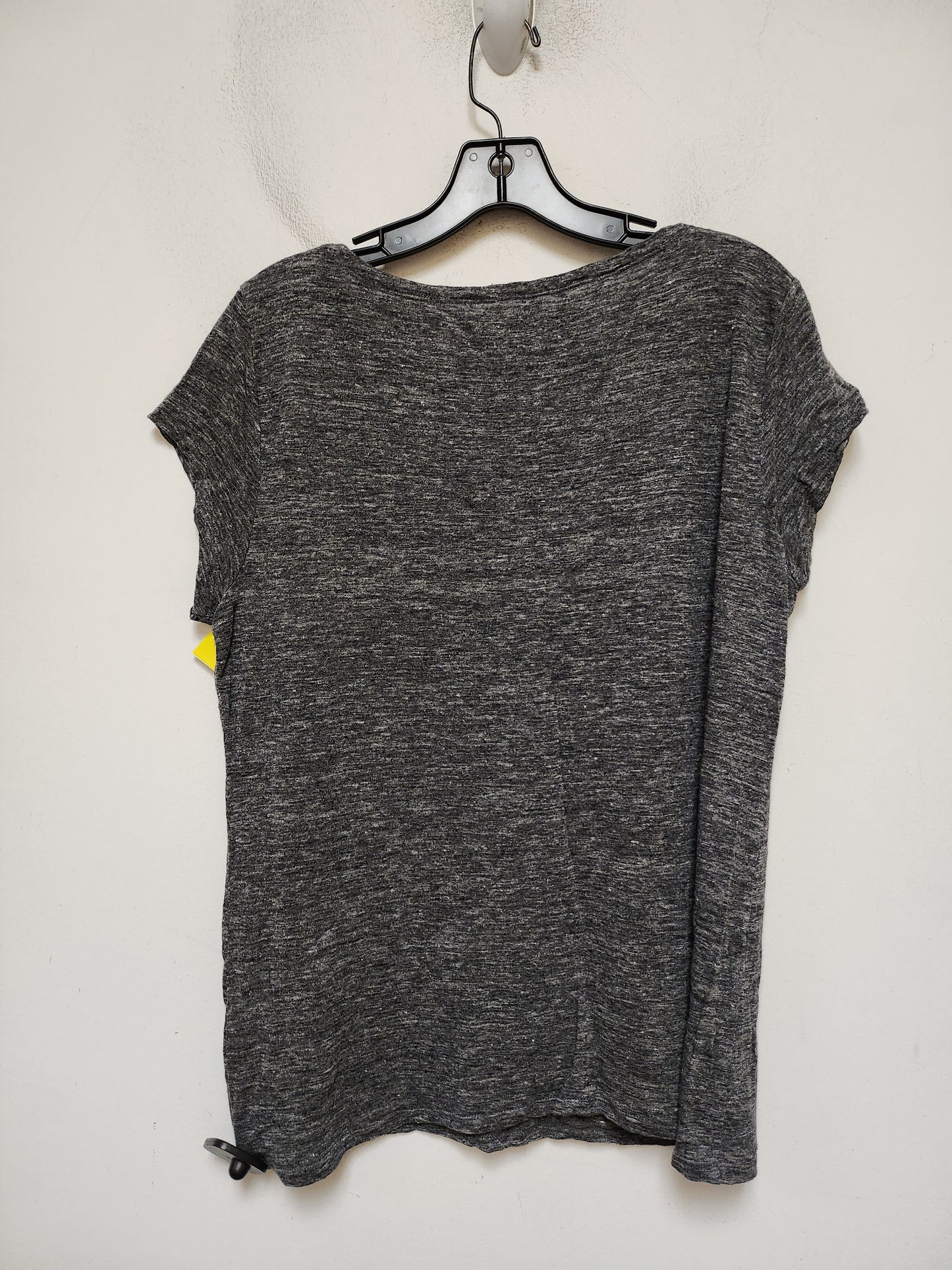 Top Short Sleeve Basic By Eileen Fisher In Grey, Size: M