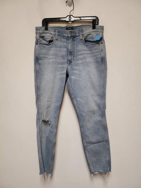 Jeans Skinny By Polo Ralph Lauren In Blue Denim, Size: 8