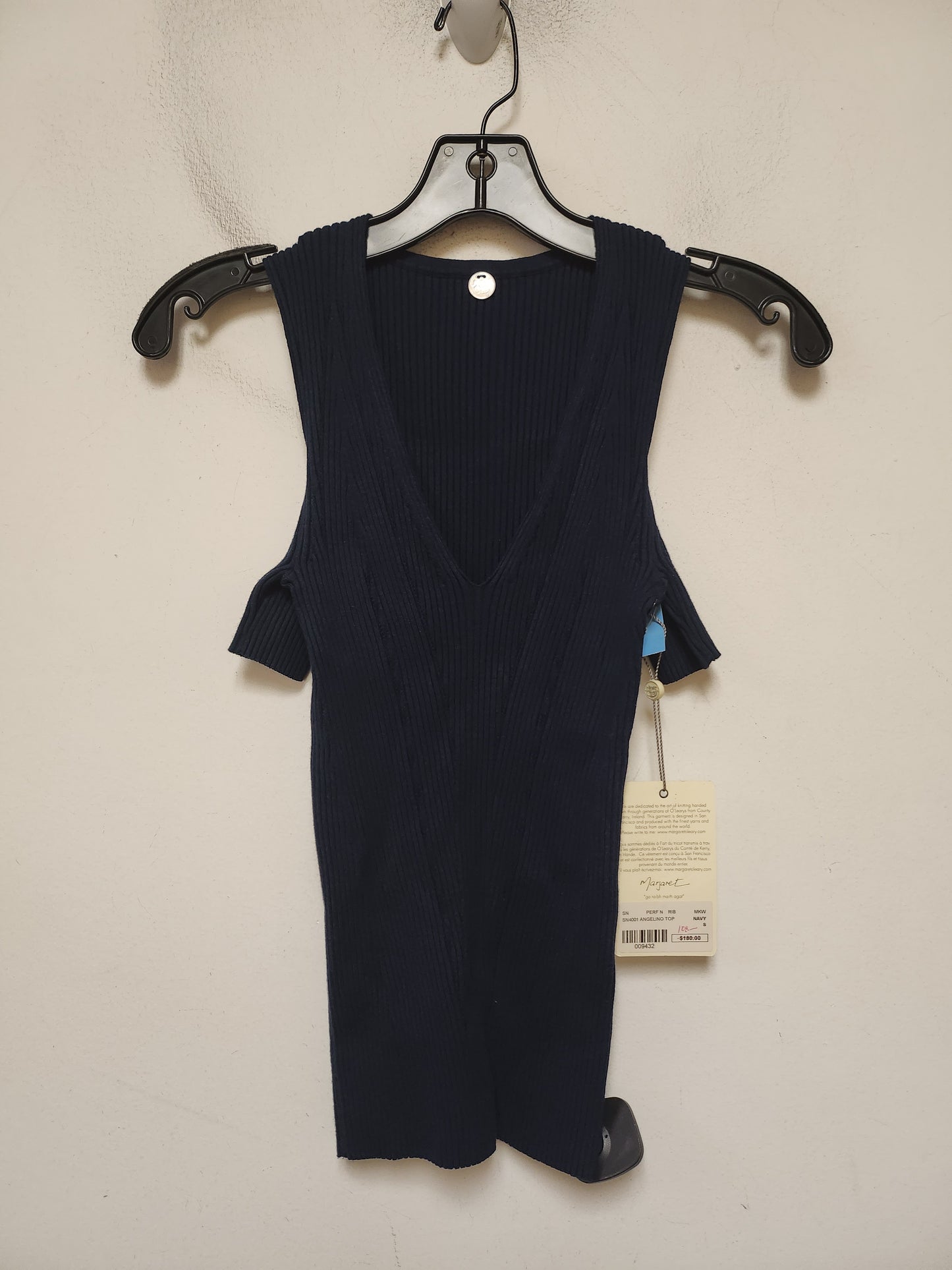 Top Short Sleeve By Margaret Oleary In Blue, Size: S