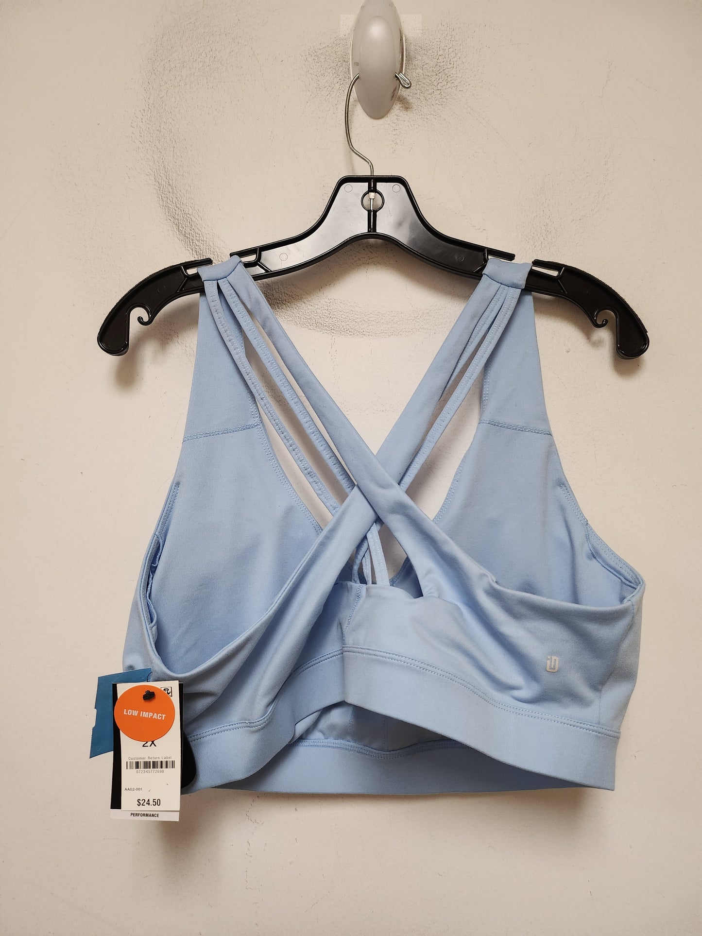 Athletic Bra By Ideology In Blue, Size: 2x