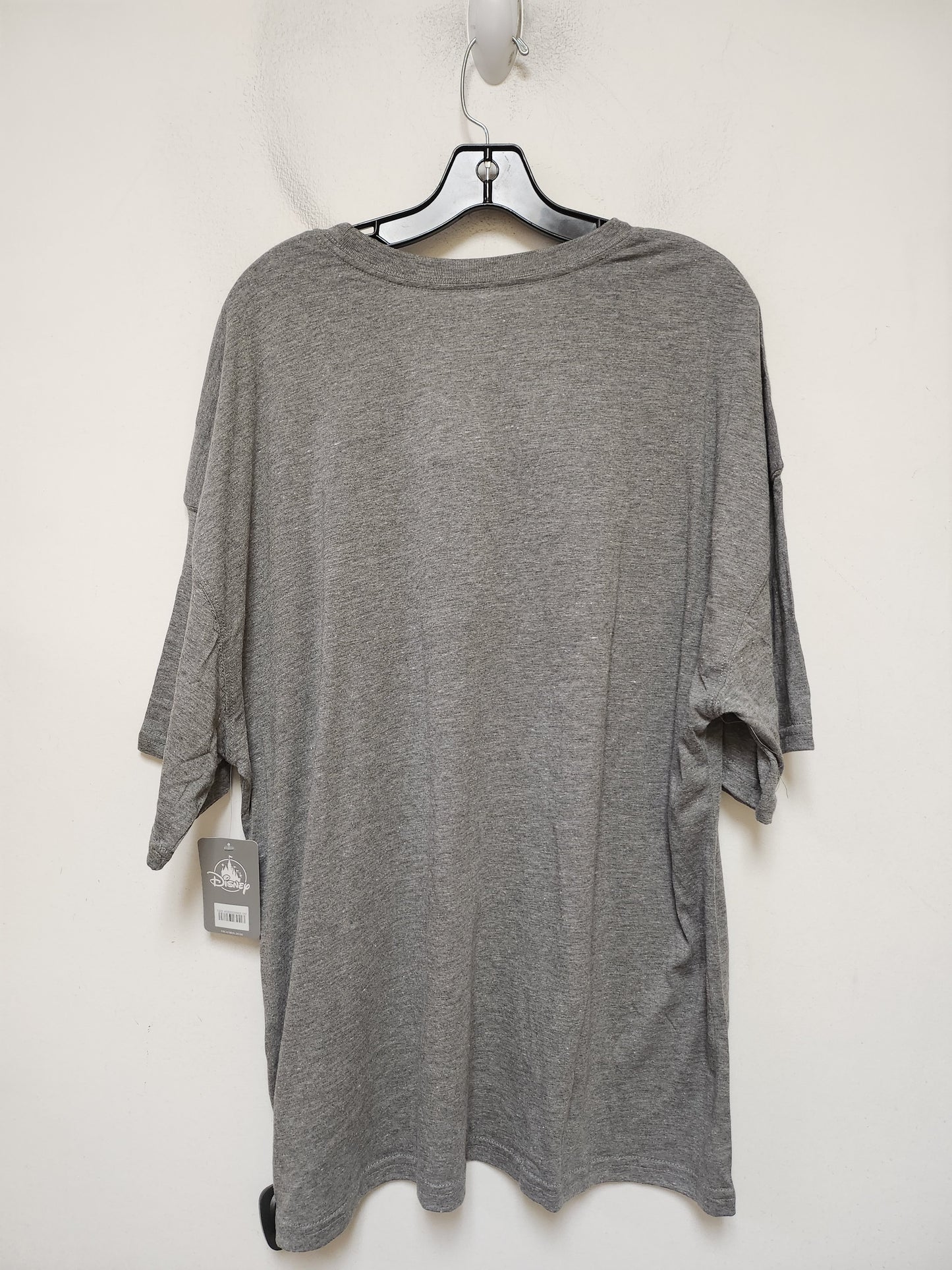 Top Short Sleeve By Disney Store In Grey, Size: L