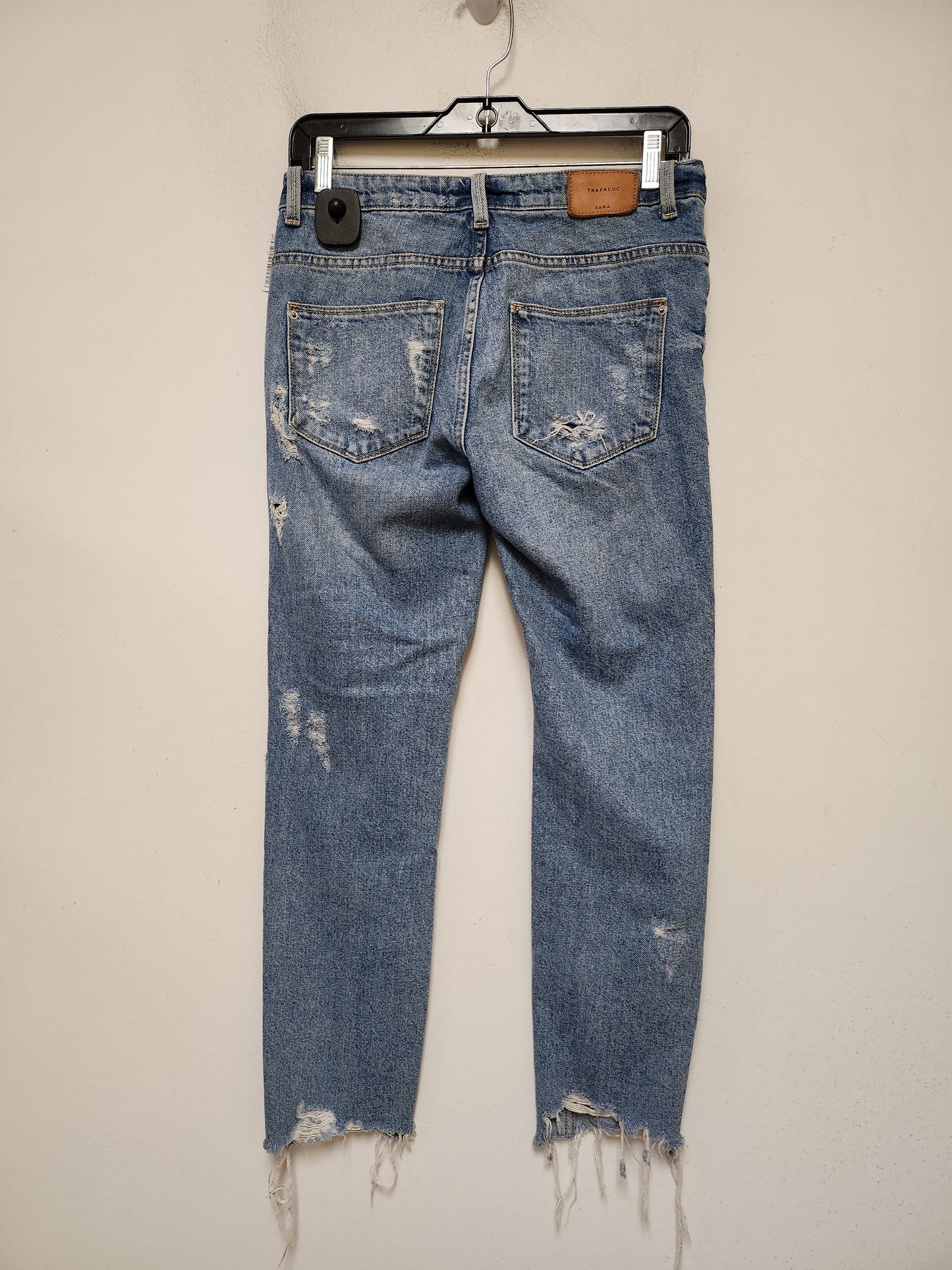 Jeans Skinny By Zara In Blue Denim, Size: 2