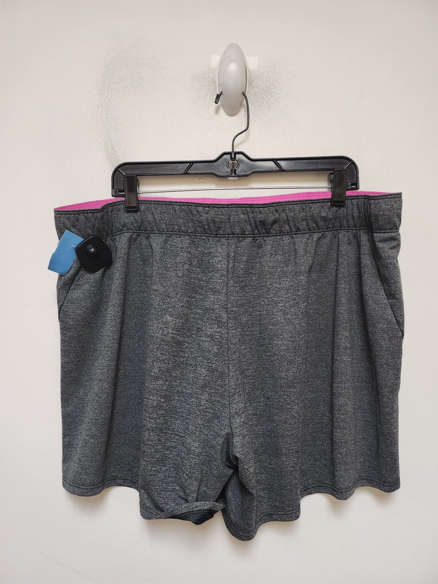 Athletic Shorts By Nike Apparel In Grey, Size: 2x