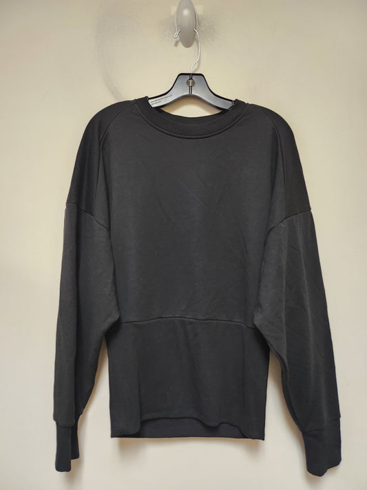 Athletic Top Long Sleeve Crewneck By Athleta In Black, Size: M