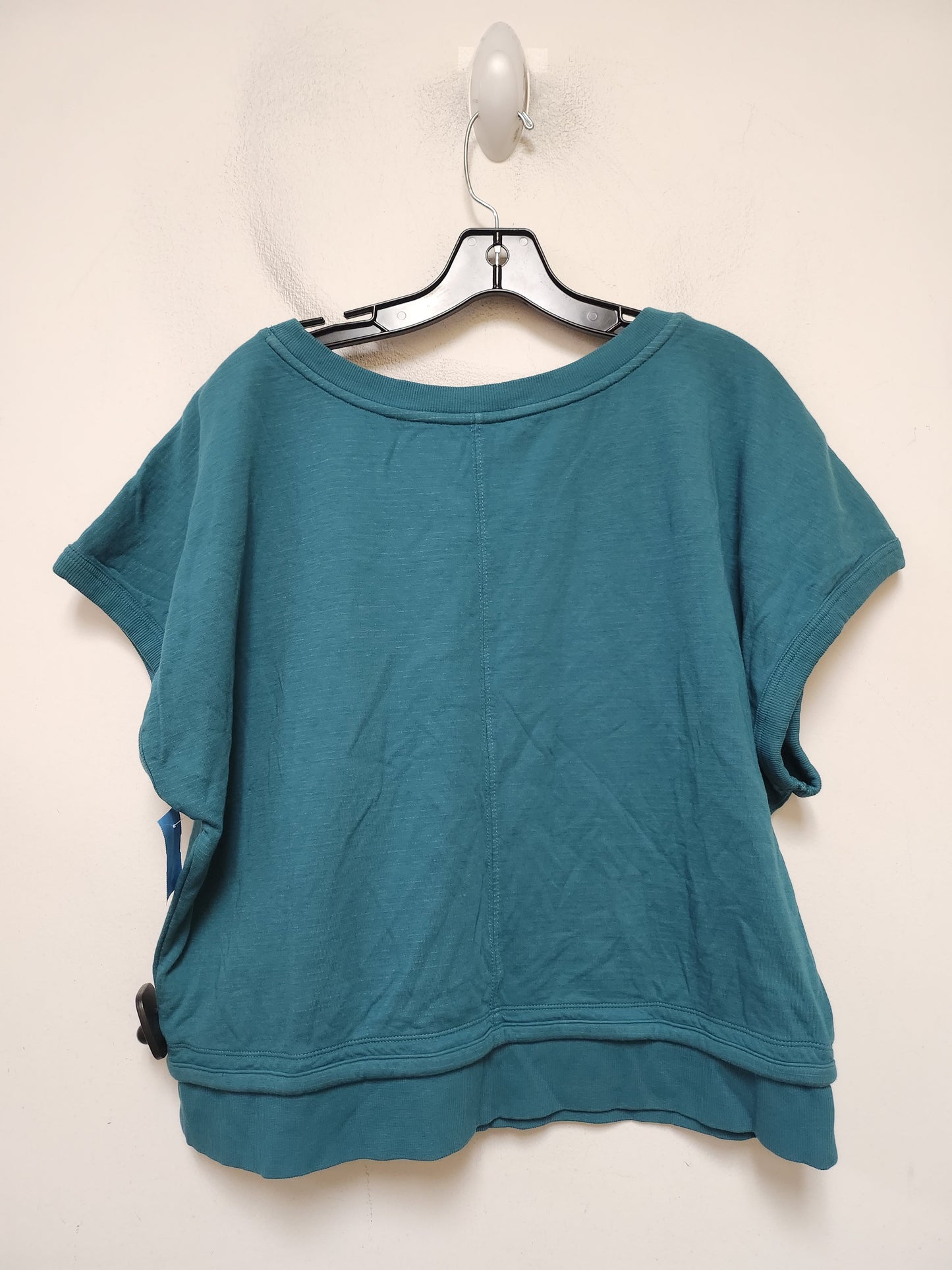 Athletic Top Short Sleeve By Athleta In Teal, Size: S