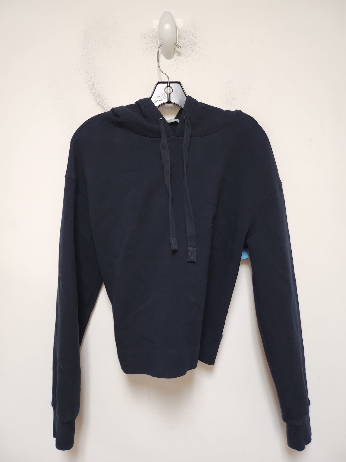 Sweatshirt Hoodie By Vince In Navy, Size: S