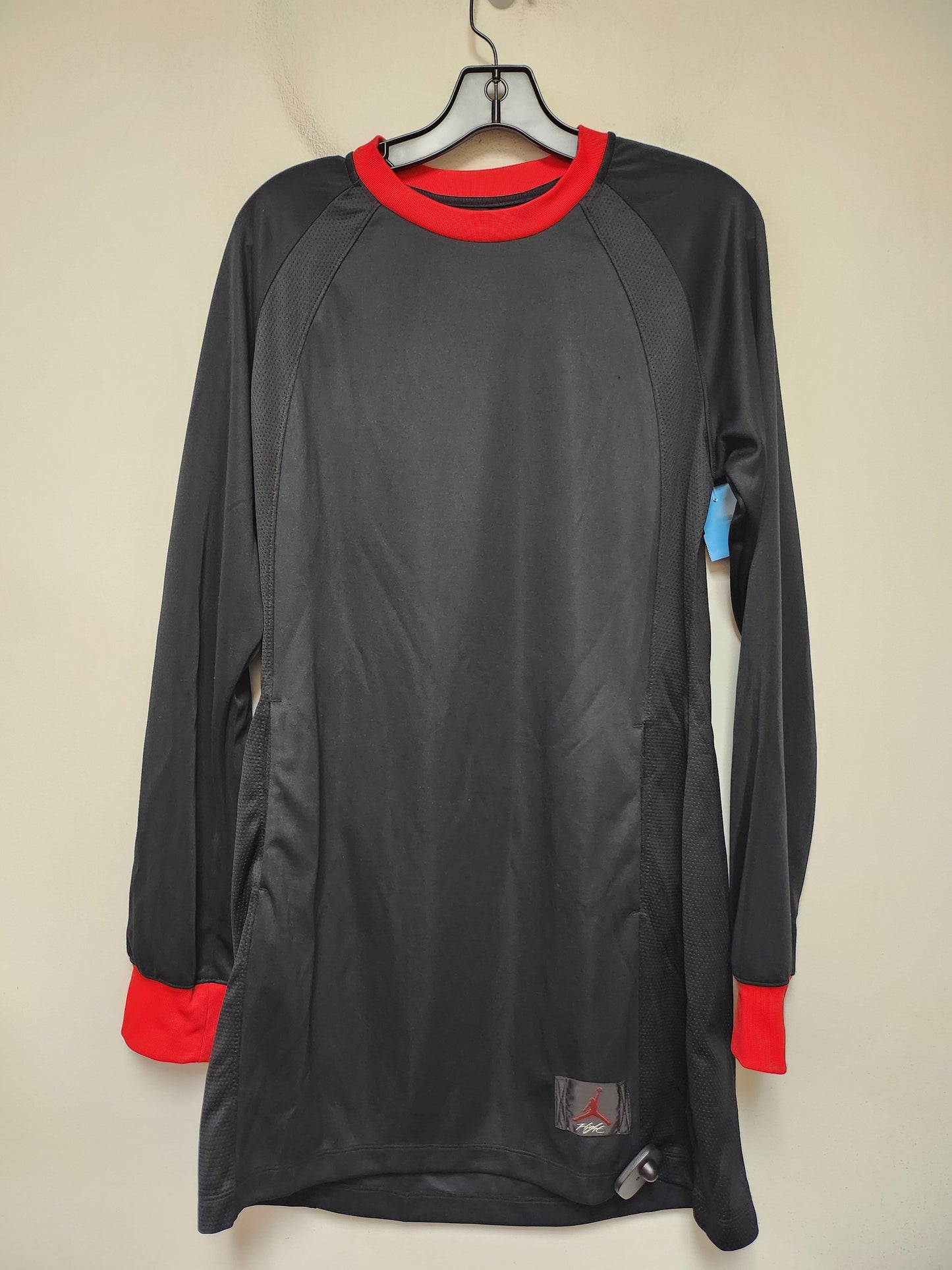 Athletic Dress By Nike Apparel In Black & Red, Size: M