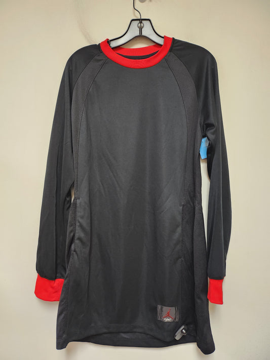 Athletic Dress By Nike Apparel In Black & Red, Size: M